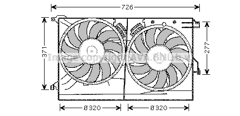 Fan, engine cooling (SB7502)