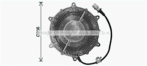 Clutch, radiator fan (MNC131)