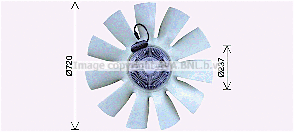 Fan, engine cooling (DFF059)