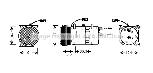 Compressor, air conditioning (CNAK222)