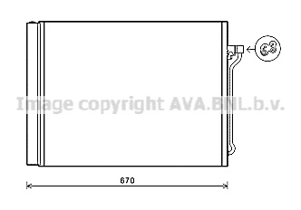 Condenser, air conditioning (BW5409D)