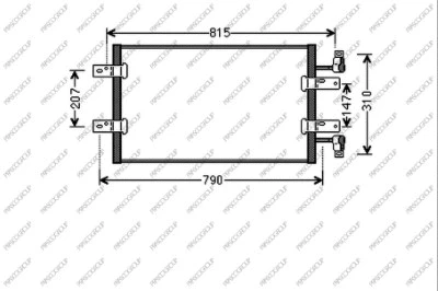 Condenser, air conditioning (DS952C002)