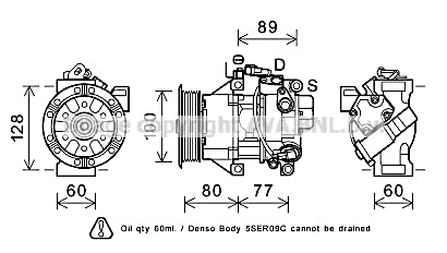 Compressor, air conditioning (TOK618)