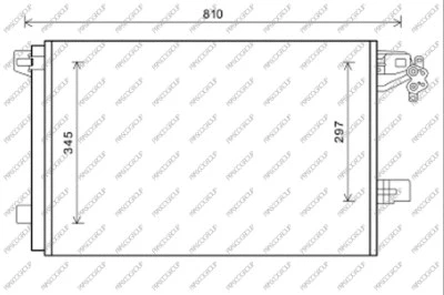 Condenser, air conditioning (VG919C002)