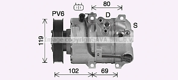 Compressor, air conditioning (KAK319)