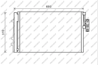 Condenser, air conditioning (BM804C003)