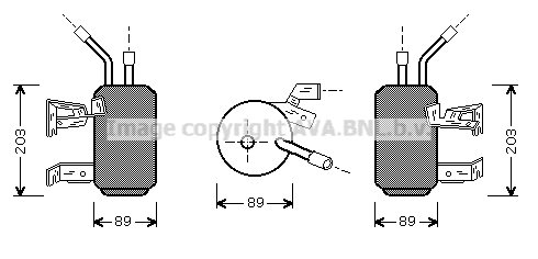 Dryer, air conditioning (FDD312)