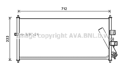 Condenser, air conditioning (DN5277D)
