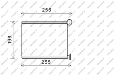 Heat Exchanger, interior heating (PG530H001)