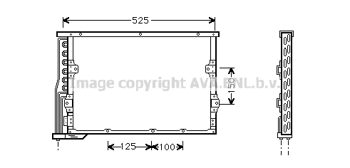 Condenser, air conditioning (BW5252)