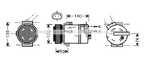 Compressor, air conditioning (OLK409)