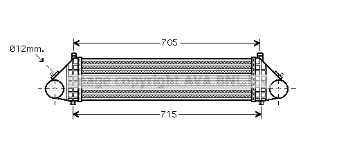 Charge Air Cooler (VOA4164)