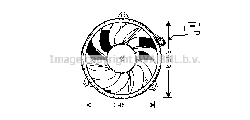 Fan, engine cooling (PE7524)
