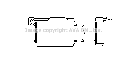 Heat Exchanger, interior heating (SB6013)