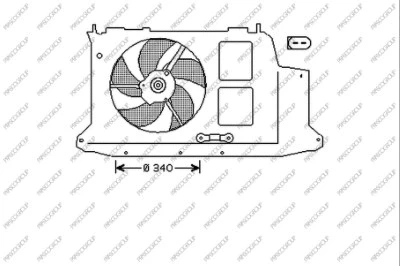 Fan, engine cooling (PG009F006)
