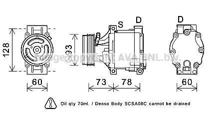 Compressor, air conditioning (SUK099)