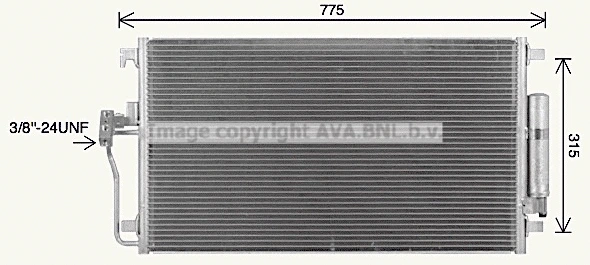 Condenser, air conditioning (MS5761D)