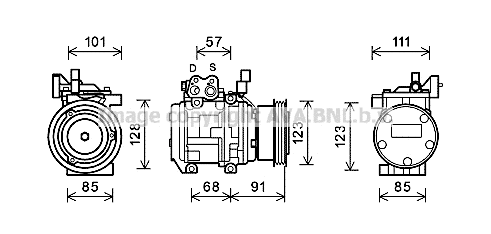 Compressor, air conditioning (KAK145)