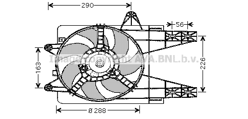 Fan, engine cooling (FT7284)