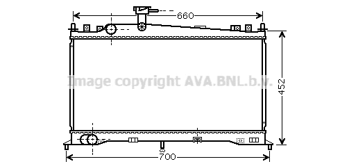 Radiator, engine cooling (MZ2160)
