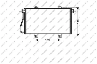 Condenser, air conditioning (DS958C001)