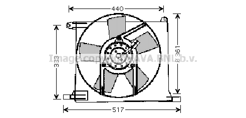 Fan, engine cooling (OL7501)