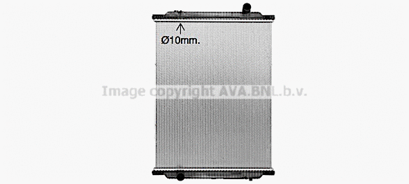 Radiator, engine cooling (RE2070N)