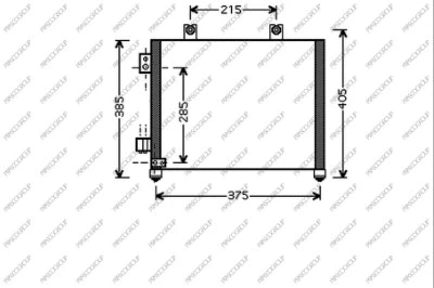 Condenser, air conditioning (OP304C001)