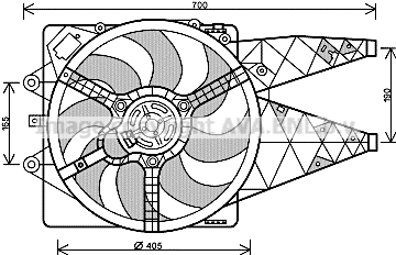 Fan, engine cooling (FT7567)