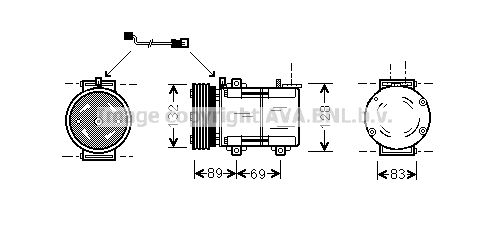 Compressor, air conditioning (FDAK290)