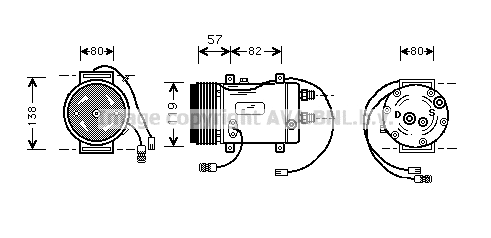Compressor, air conditioning (AIK008)
