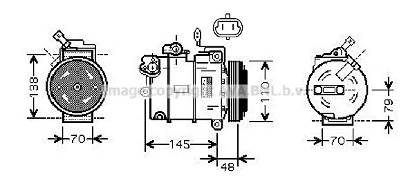 Compressor, air conditioning (OLK459)