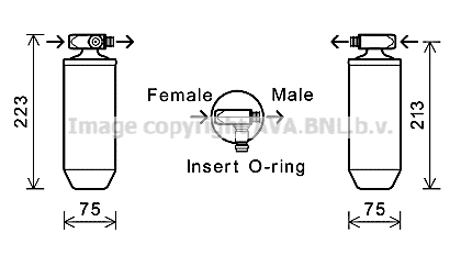 Dryer, air conditioning (VLD023)