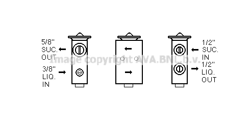 Expansion Valve, air conditioning (AG1006)