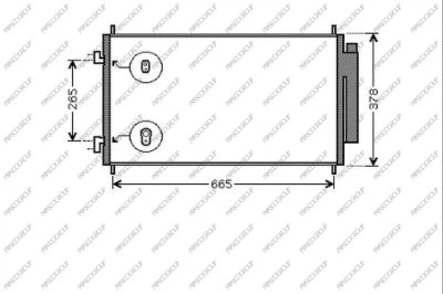 Condenser, air conditioning (HD828C001)