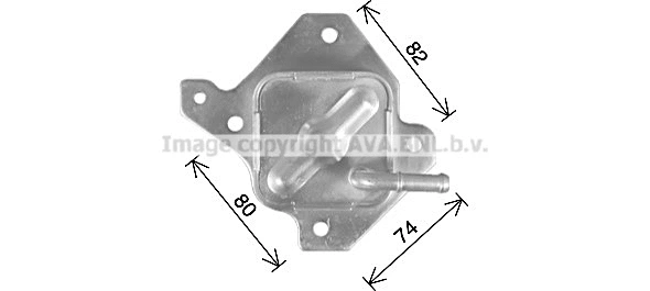 Oil Cooler, engine oil (TO3776)