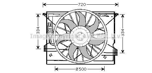 Fan, engine cooling (MS7508)