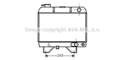 Radiator, engine cooling (PEA2021)