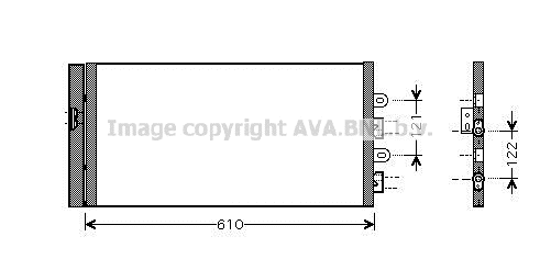 Condenser, air conditioning (FTA5298D)