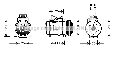 Compressor, air conditioning (MSK274)