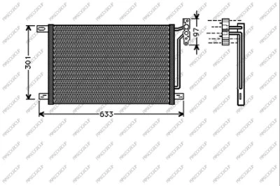 Condenser, air conditioning (BM018C002)