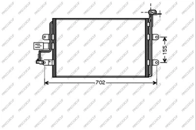 Condenser, air conditioning (ST420C001)