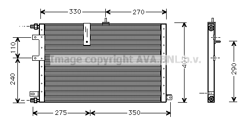 Condenser, air conditioning (SB5033)