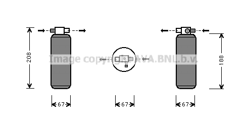 Dryer, air conditioning (UVD029)
