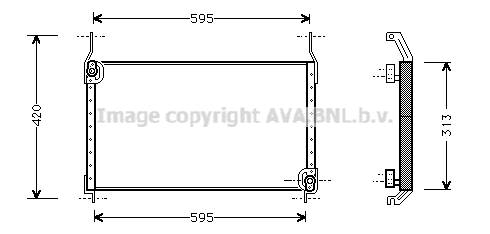Condenser, air conditioning (FT5172)
