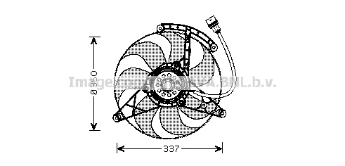 Fan, engine cooling (VN7516)