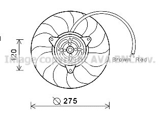 Fan, engine cooling (AI7515)