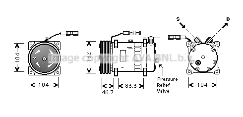 Compressor, air conditioning (MNK048)