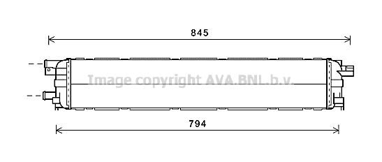 Radiator, engine cooling (AI2366)