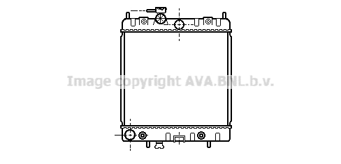 Radiator, engine cooling (DNA2131)